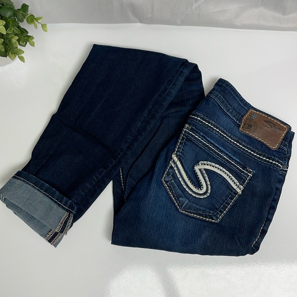 Silver Aiko Skinny Jeans